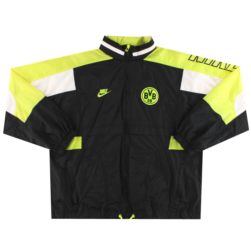 1996-97 Dortmund Nike Hooded Rain Jacket *Mint* XL