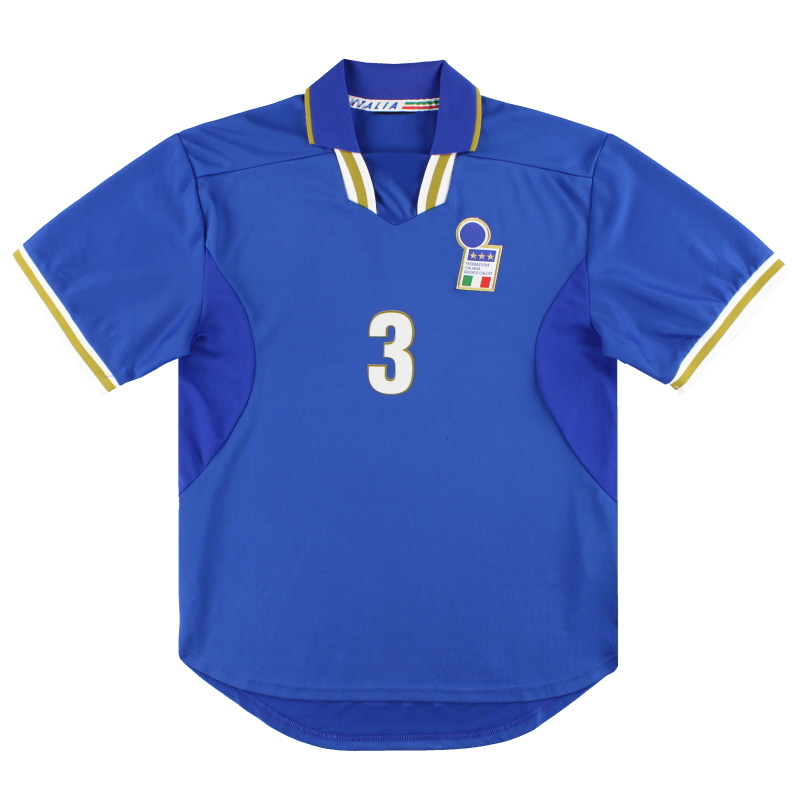 1996-97 Italy Nike Match Issue Home Shirt #3 M