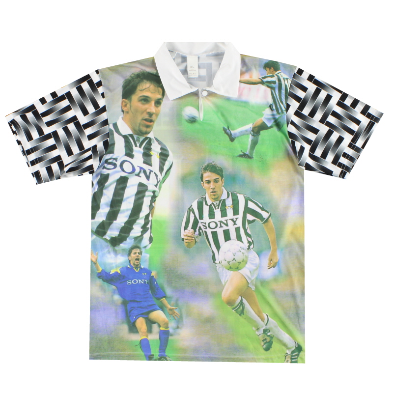 1996-97 Juventus Graphic Tee Del Piero #10 XL