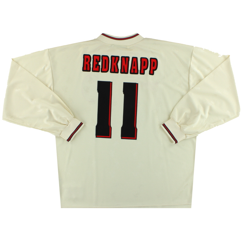 1996-97 Liverpool Reebok Away Shirt L/S Redknapp #11 *w/tags* XL