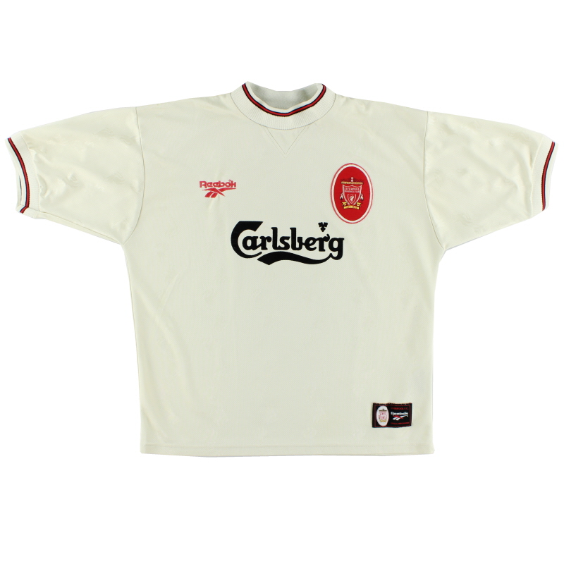 vida Sip La Internet 1996-97 Liverpool Reebok Away Shirt *Mint* L 961735