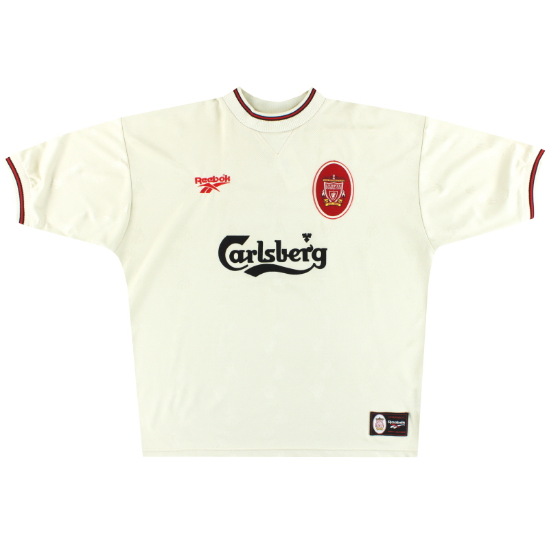 1996-97 Liverpool Reebok Auswärtstrikot L - 961735