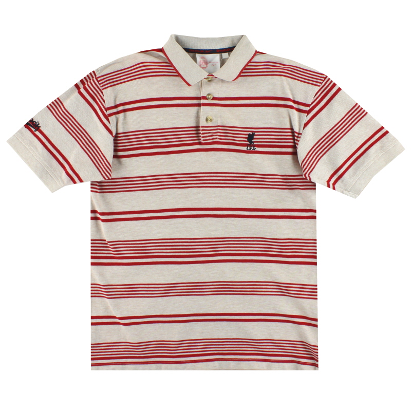 1996-97 Liverpool Reebok Polo Shirt S