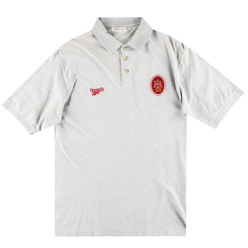 1996-97 Liverpool Reebok Polo Shirt M