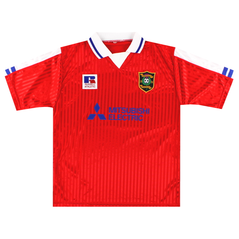 1996-97 выездная футболка Livingston Russell Athletic M