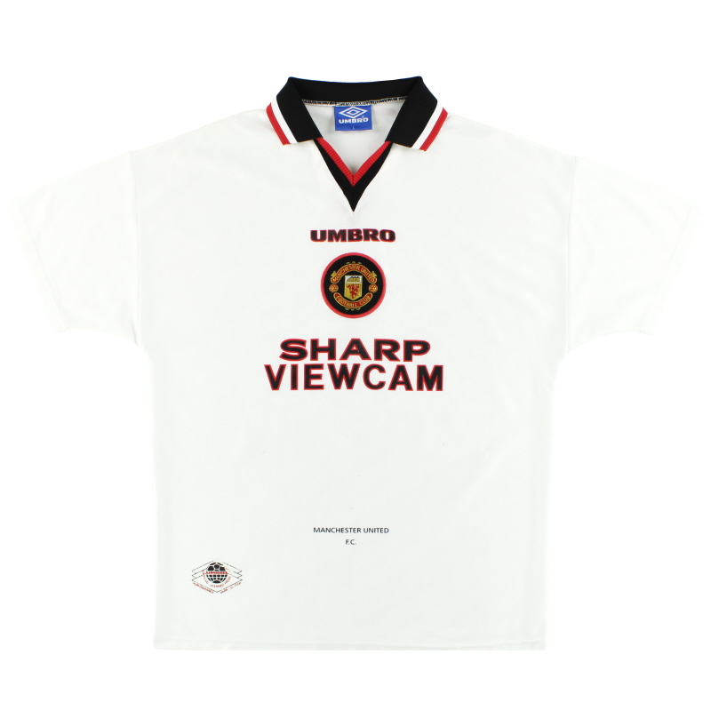 1996-97 Manchester United Umbro Away Shirt XL