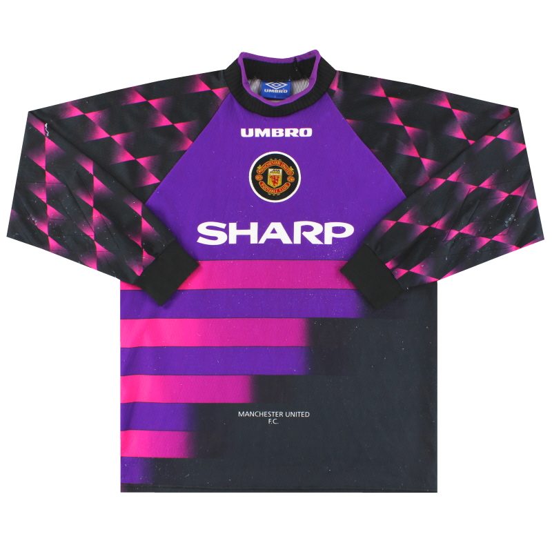 1996-97 Manchester United Umbro Keepersshirt L