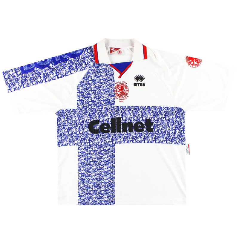1996-97 Middlesbrough Errea ’Cup Finalists’ Away Shirt XXL