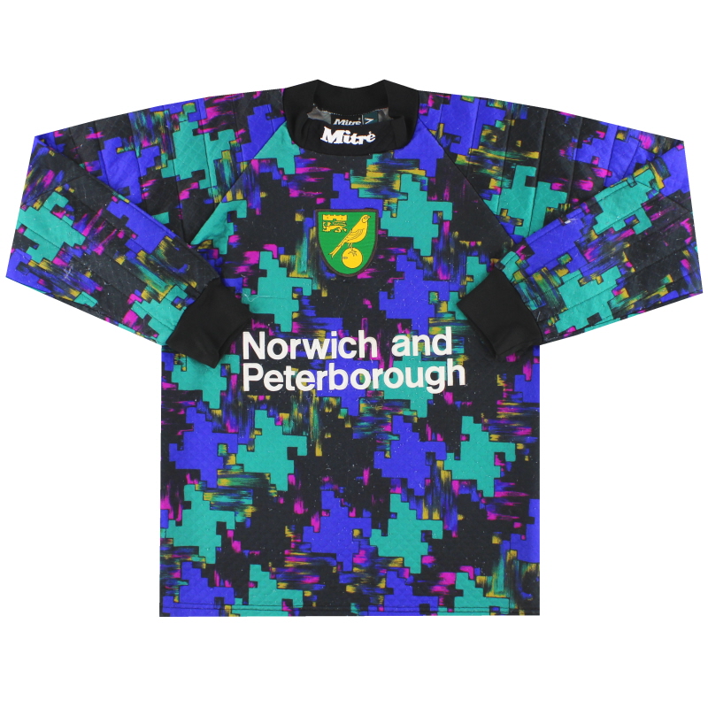 1996-97 Norwich City Mitre Goalkeeper Shirt S