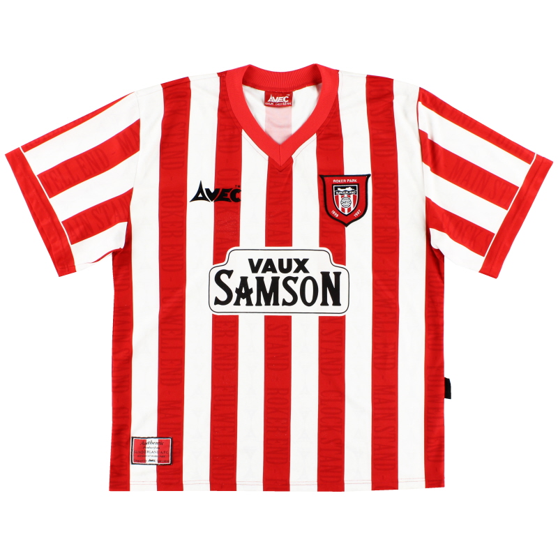 1996-97 Sunderland Avec Home Shirt L