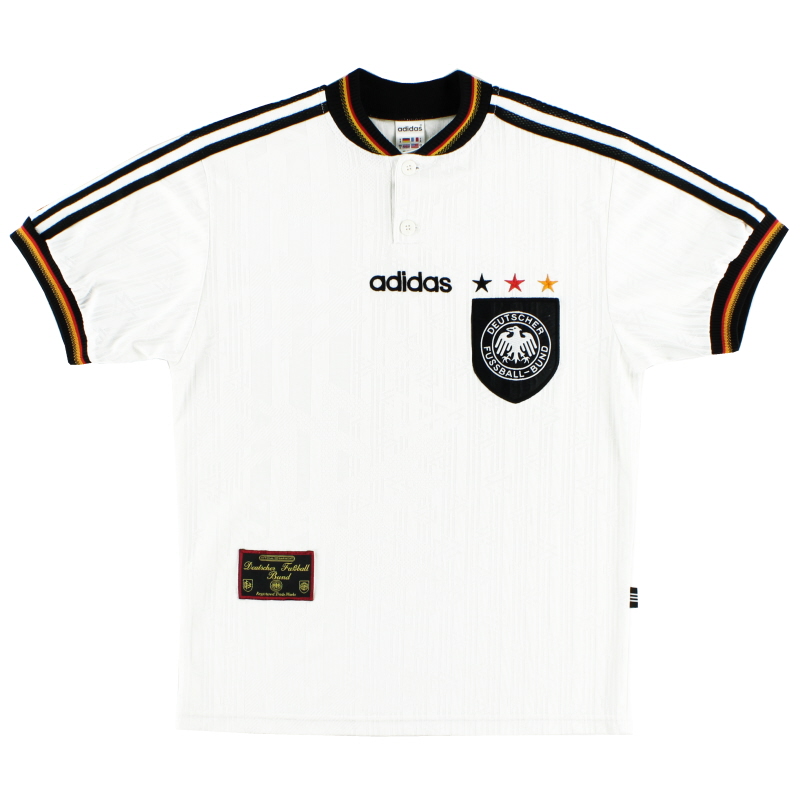 1996-98 Germany adidas Home Shirt *Mint* L - 097873
