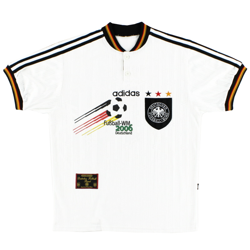 1996-98 Jerman adidas WM2006 Kemeja Kandang XXL