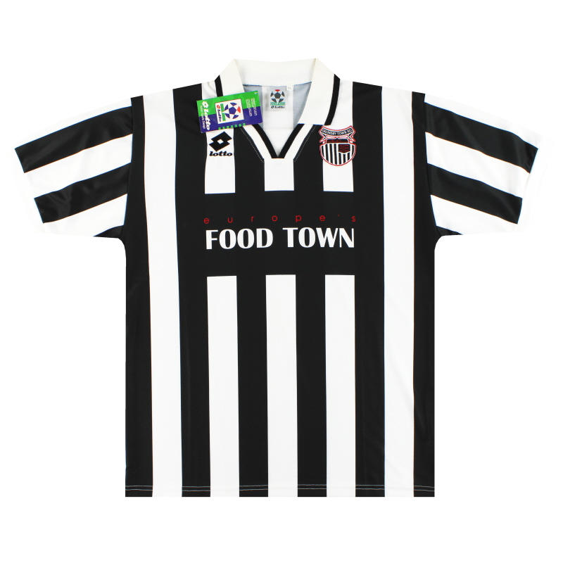 1996-98 Grimsby Town Lotto Home Shirt *dengan label* XL - 72599
