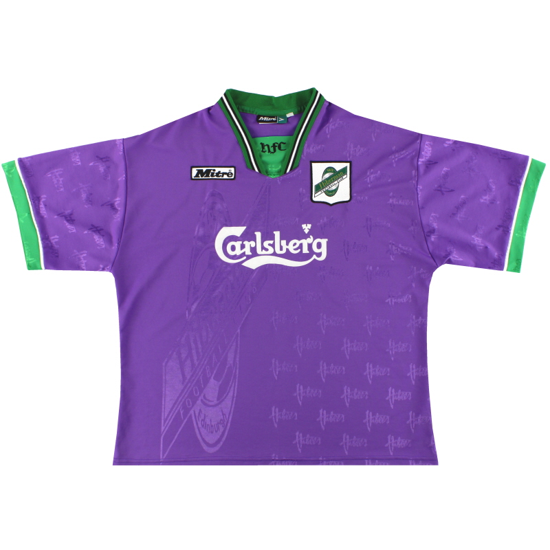 1996-98 Hibernian Mitre Away Shirt L