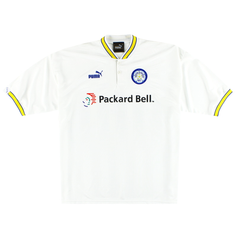 1996-98 Leeds Puma Home Shirt L