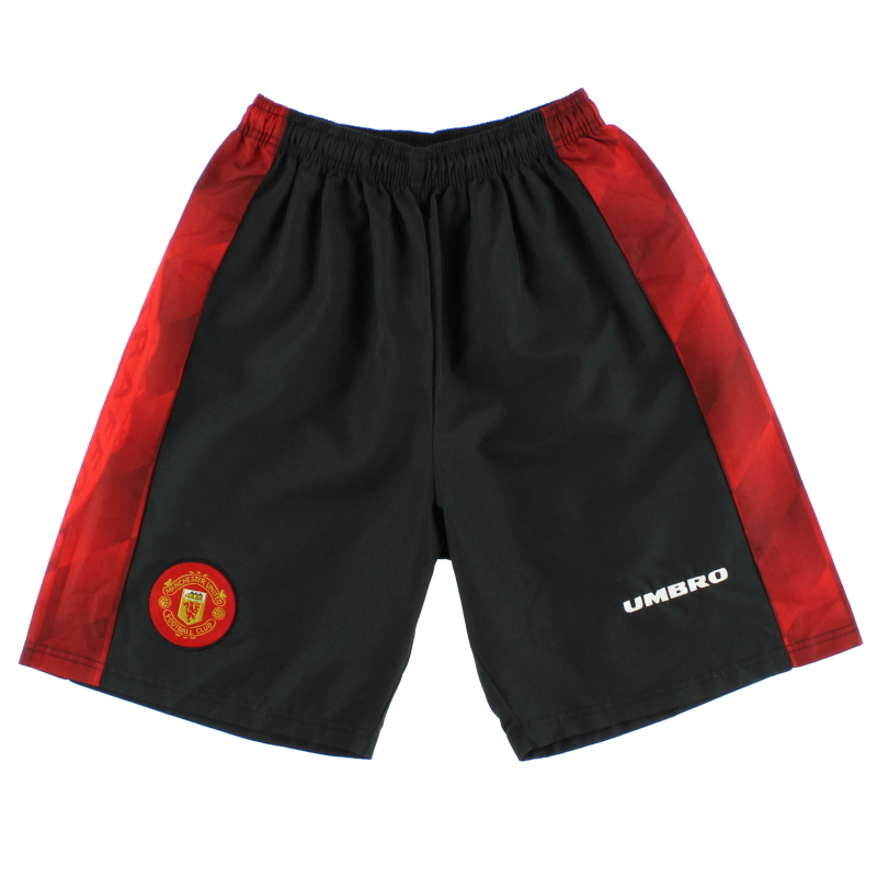 1996-98 Manchester United Umbro Home Change Shorts Y