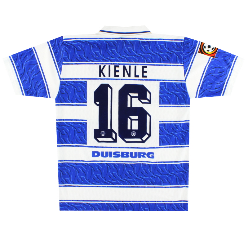 1996-98 MSV Duisburg Match Issue Home Shirt Kienle #16 *Mint* XL
