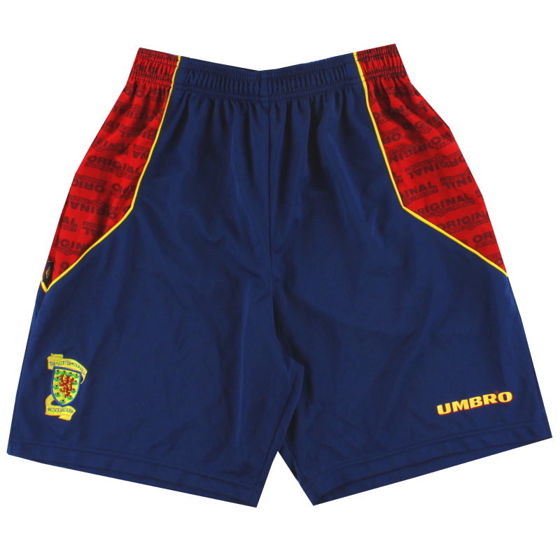 1996-98 Scotland Umbro Training Shorts *Mint* M