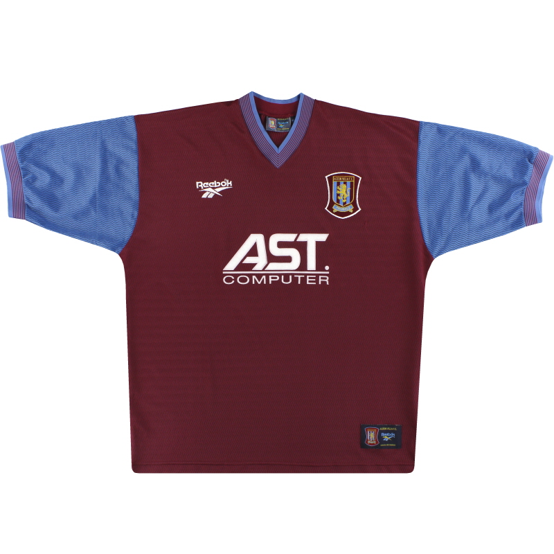 1997-98 Aston Villa Reebok Maillot Domicile L