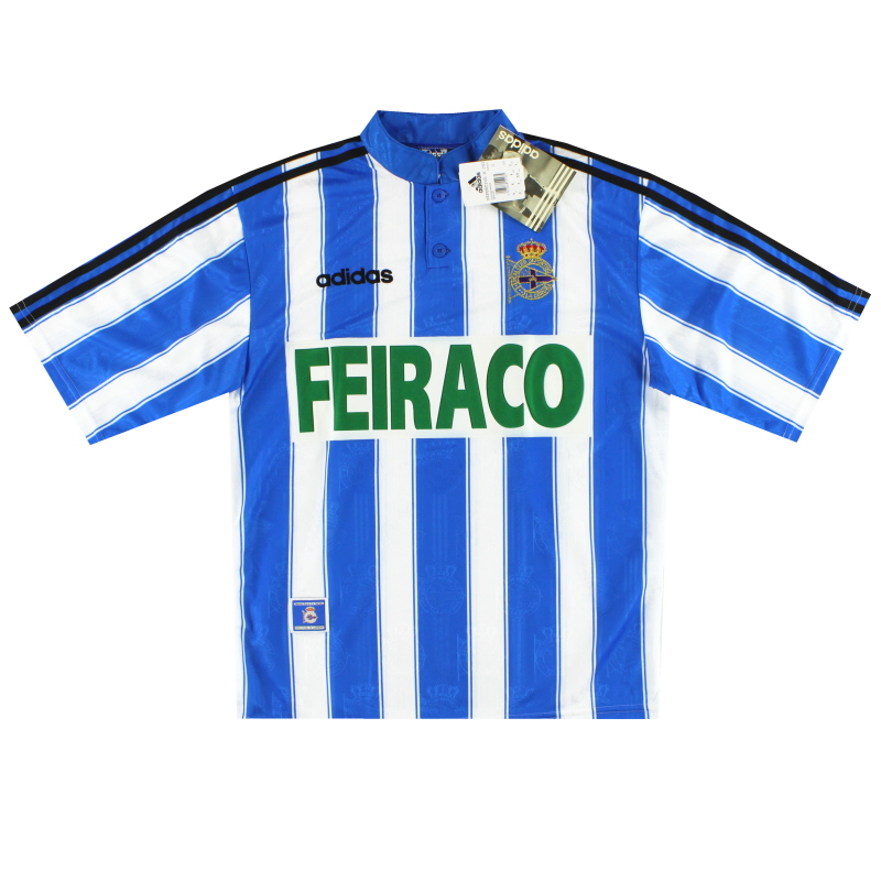 1997-98 Deportivo adidas Home Shirt *w/tags* M - 086422