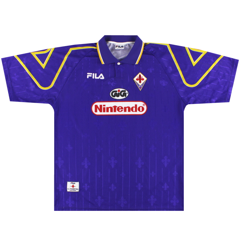 1997-98 Fiorentina Fila Maglia Home XXL