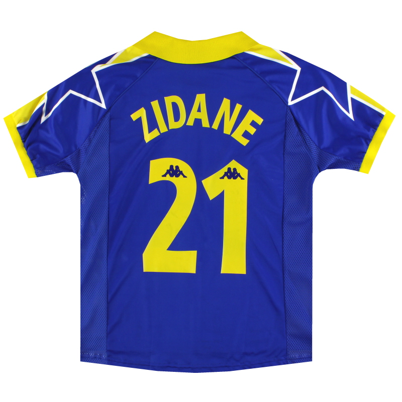 1997-98 Juventus Kappa Third Shirt Zidane #21 *w/tags* XL - 900971E