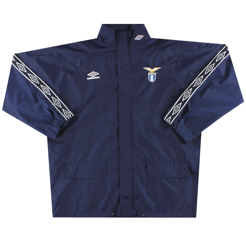 1997-98 Lazio Umbro Jaket Hujan Berkerudung Ringan L