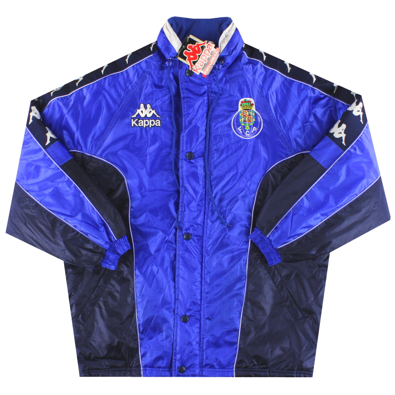 1997-98 Cappotto da panchina imbottito Porto Kappa * con etichette * XL