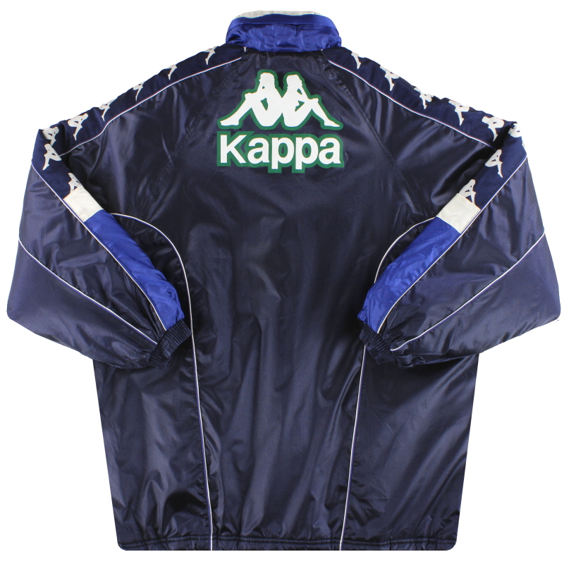 cepillo Revocación Están familiarizados 1997-98 Real Betis Kappa Bench Coat acolchado * con etiquetas * XXL