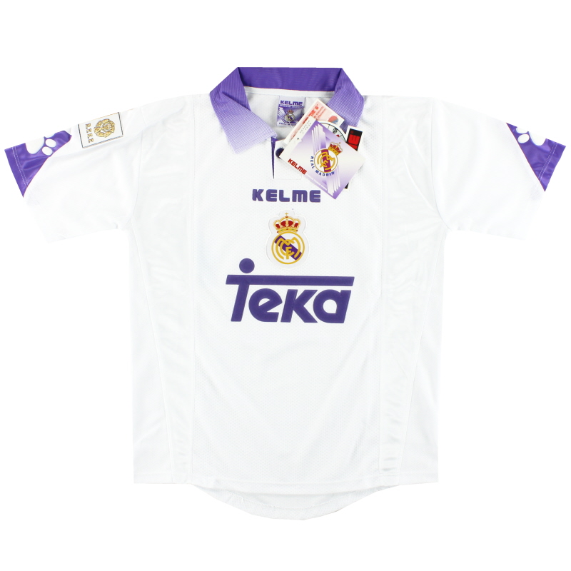1997-98 Real Madrid Kelme Home Shirt *w/tags* XS - 96499