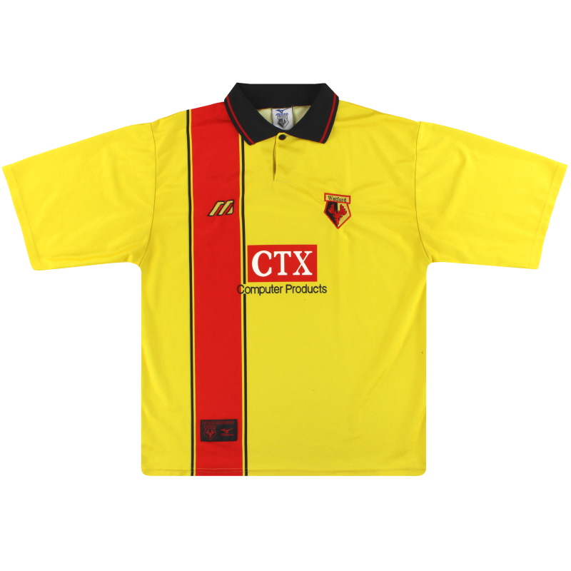 1997-98 Watford Mizuno Home Shirt *Mint* L