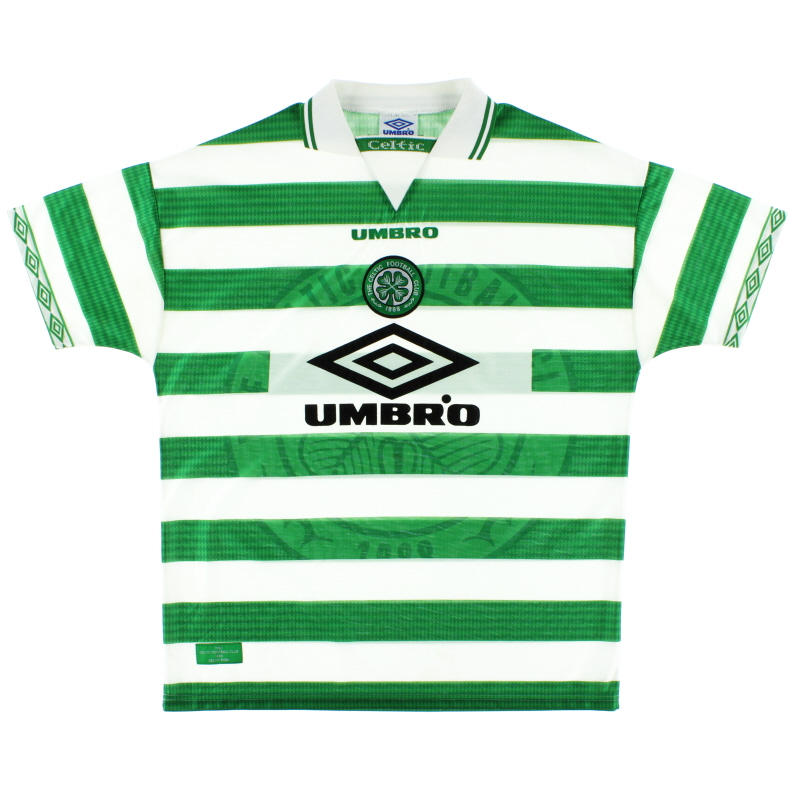 1997-99 Celtic Umbro Heimtrikot XXL