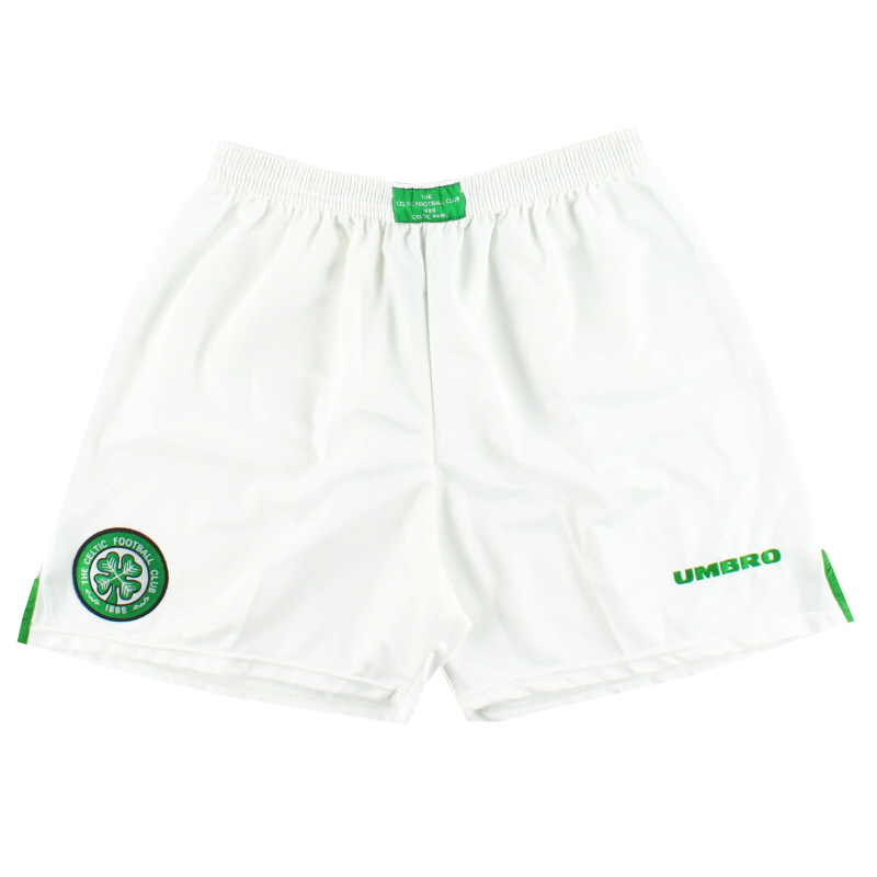 1997-99 Celtic Umbro Home Shorts *Mint* L
