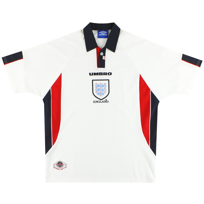 Camiseta de la 1997a equipación Umbro de Inglaterra 99-734755 L - XNUMX