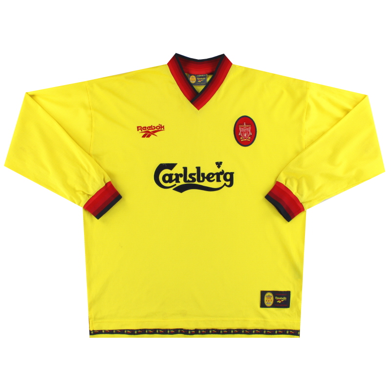 1997-99 Liverpool Reebok Away Shirt *Mint* L/S XL - 972595