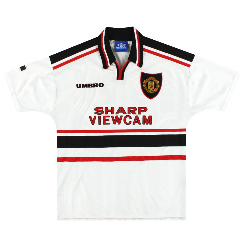 1997-99 Manchester United Umbro Away Shirt L