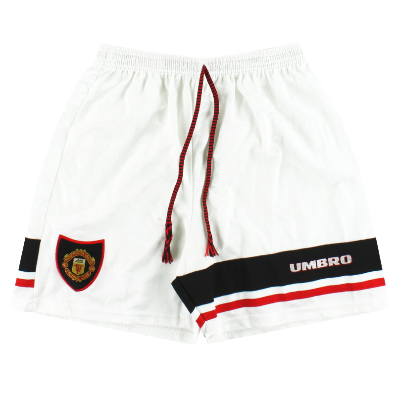 1997-99 Manchester United Umbro Away Shorts XL.Boys