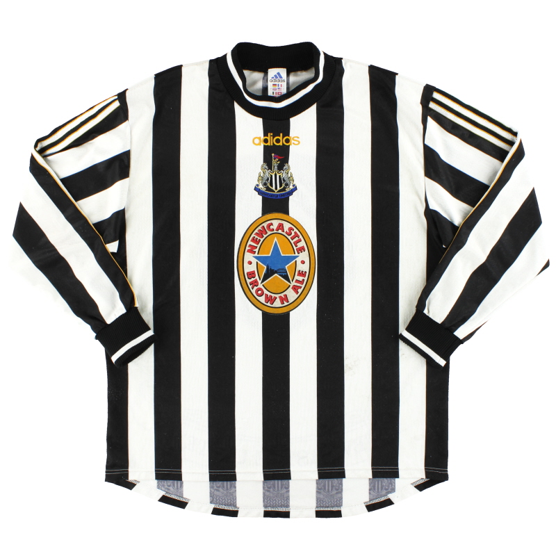 Retro Newcastle Home Long Sleeve Jersey 1999/00 By Adidas