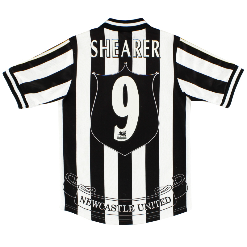 Shearer 9 Newcastle Football Name set for Newcastle Away Home Shirt plastic 