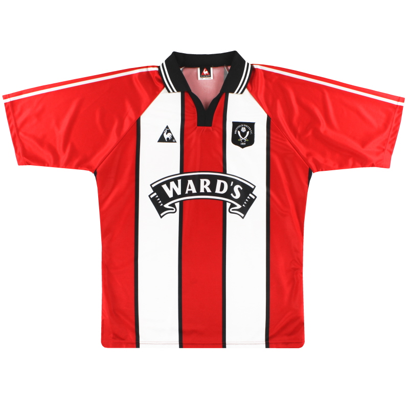 1997-99 Sheffield United Le Coq Sportif Maglia Home L