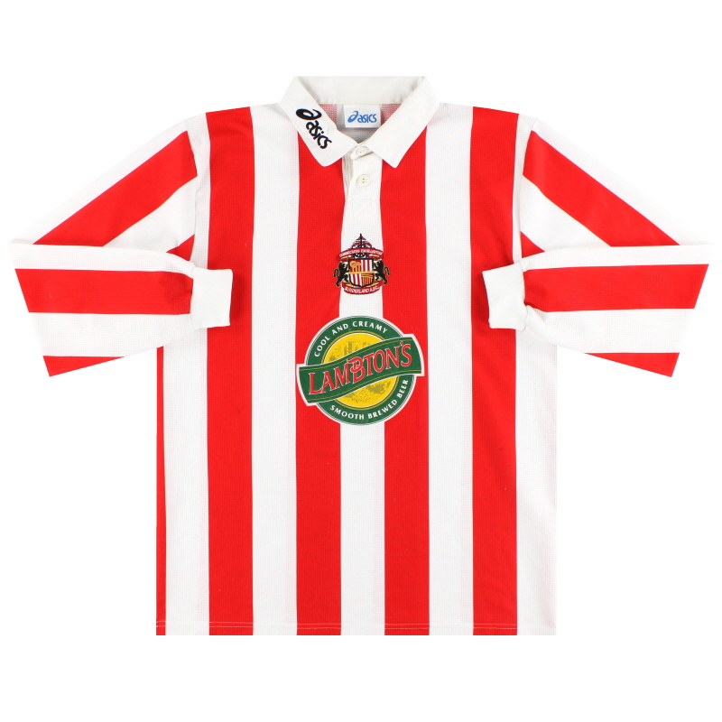 1997-99 Sunderland Asics Home Shirt L/S L