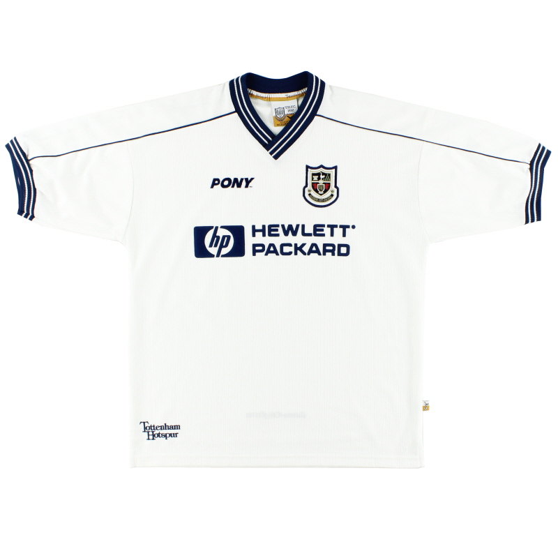 1997-99 Tottenham Pony Home Shirt *Mint* M