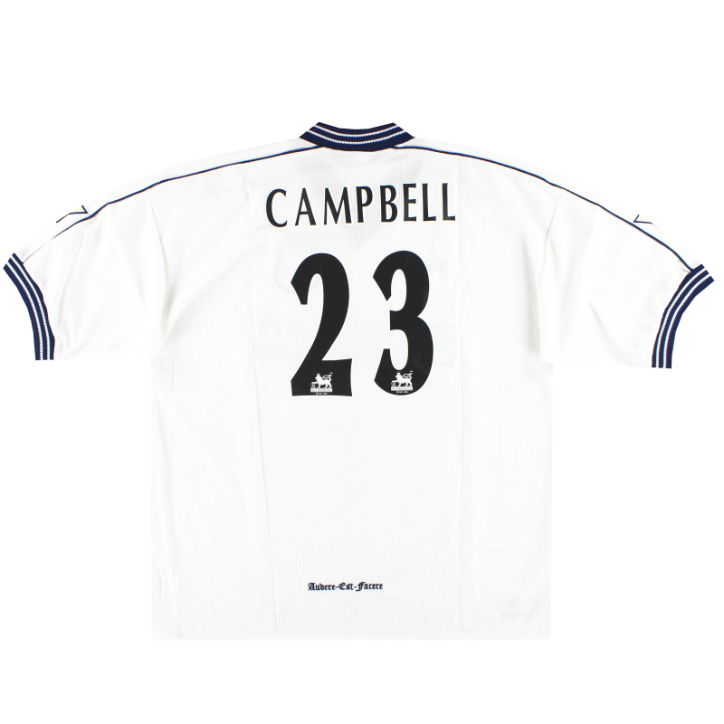 1997-99 Tottenham Pony Home Shirt Campbell # 23 * avec étiquettes * XXL - 4206940659070