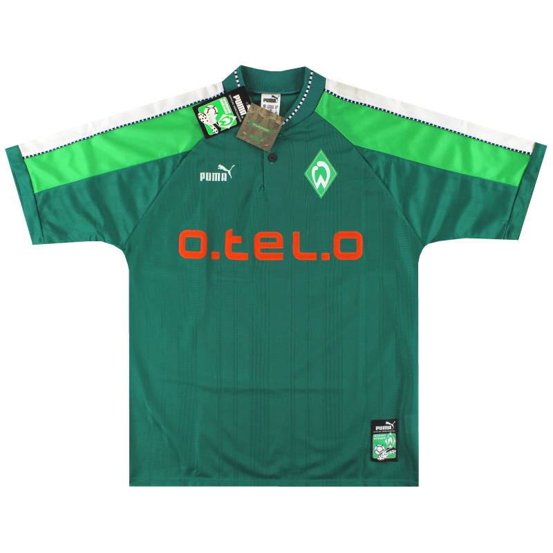 1997-99 Camiseta local Puma del Werder Bremen *con etiquetas* L