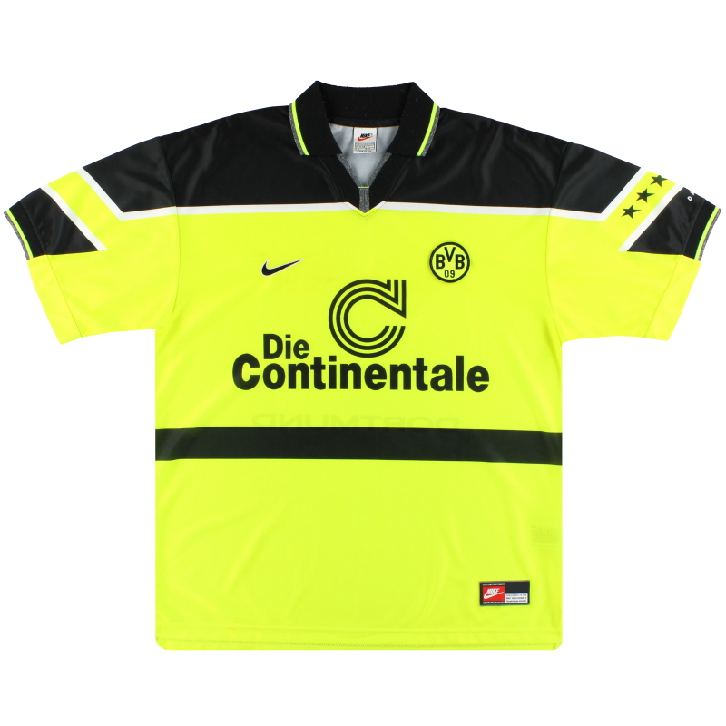 1997 Borussia Dortmund Nike Maillot Domicile XL