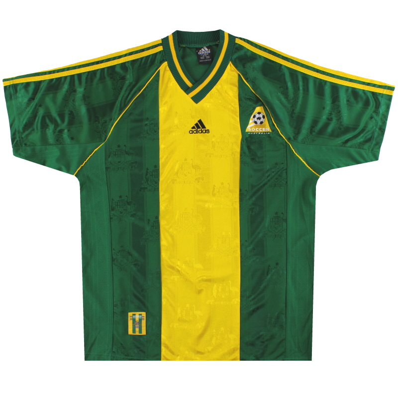 1998-00 Australia adidas Home Shirt *Mint* XL
