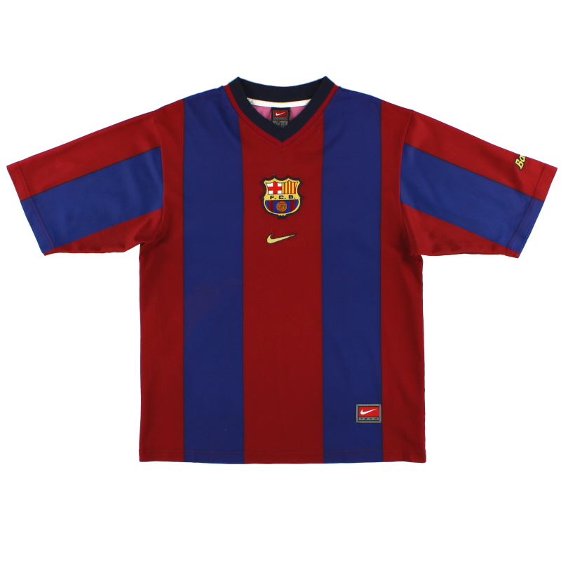 1998-00 Barcelona Nike Basic Home Shirt XXL