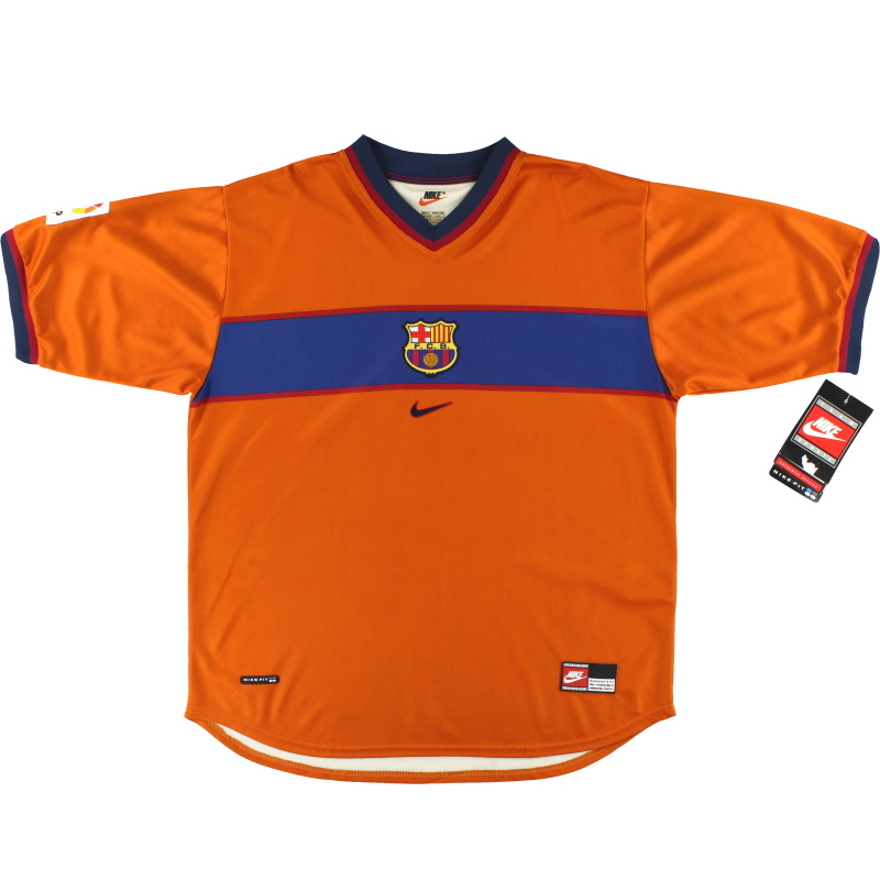 1998-00 Barcelona Nike Third Shirt *w/tags* XL
