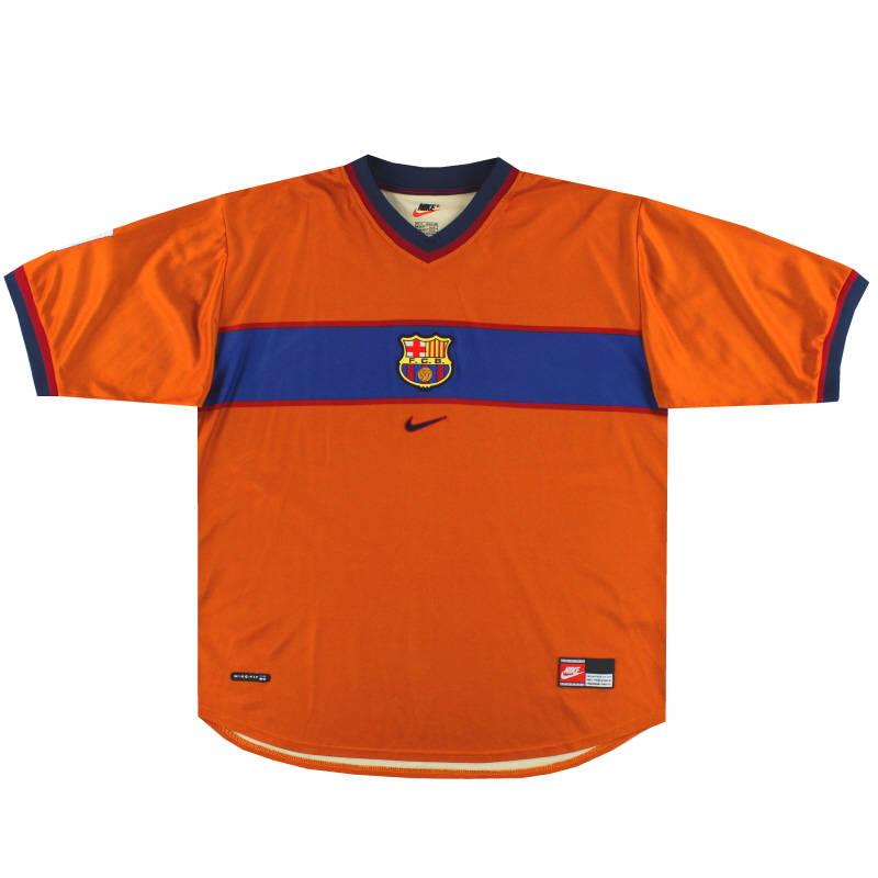 1998-00 Barcelona Nike Troisième Maillot XL