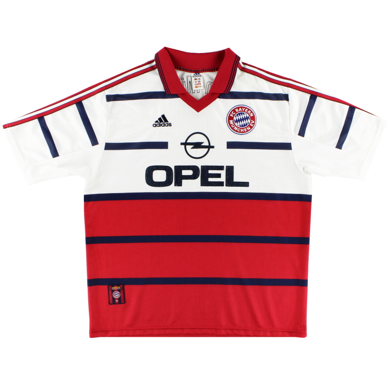 1998-00 Bayern Munich adidas Away Shirt S